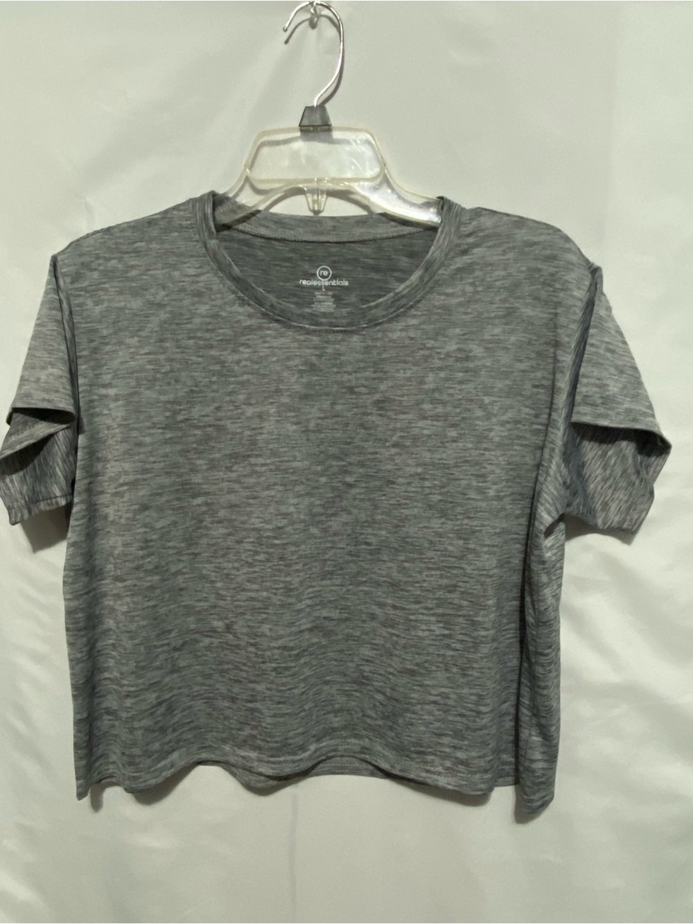Essentials Heather Gray Short Sleeve Women's Tee